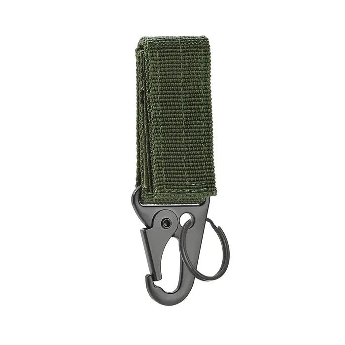 Mousqueton en Nylon haute résistance, crochet à clé, sangle MOLLE, système de suspension, boucle de