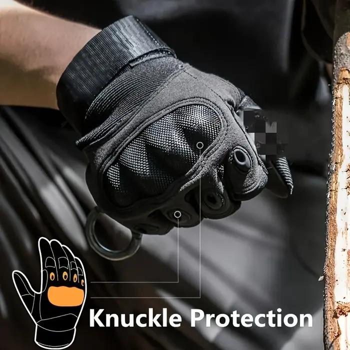 Gants tactiques homme écran tactile extérieur - Design anti-dérapant paume pour activités outdoor