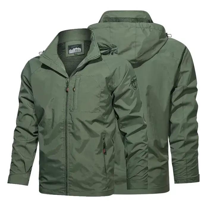 Veste tactique imperméable en nylon pour hommes, résistante aux intempéries, idéale pour randonnée, camping, pêche et chasse