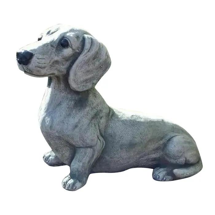 Statue de Teckel pour Décoration de Jardin