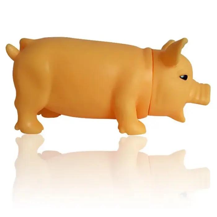 Jouet Grinçant Cochon Blanc ou Noir En Plastique Grand Taille Pour Chien Chat Occasions Spéciales Interactions Joie Santé Bucco-Dentaire