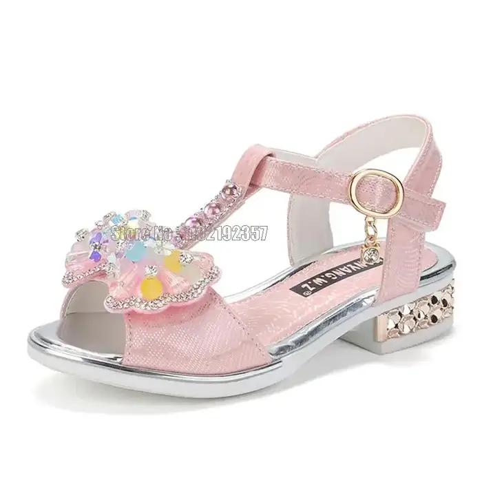 Sandales à talons plats pour filles