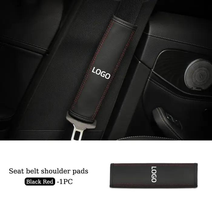 Juste de ceinture de sécurité de voiture en cuir, gaine de coussin initiée, Porsche Panamera, Spyder