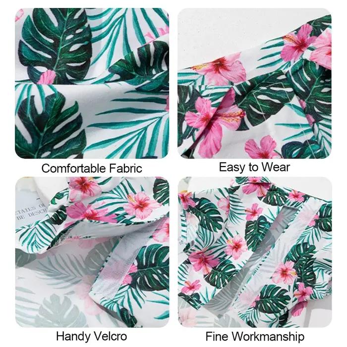 Chemises de Style hawaïen pour chiens de petite et moyenne taille