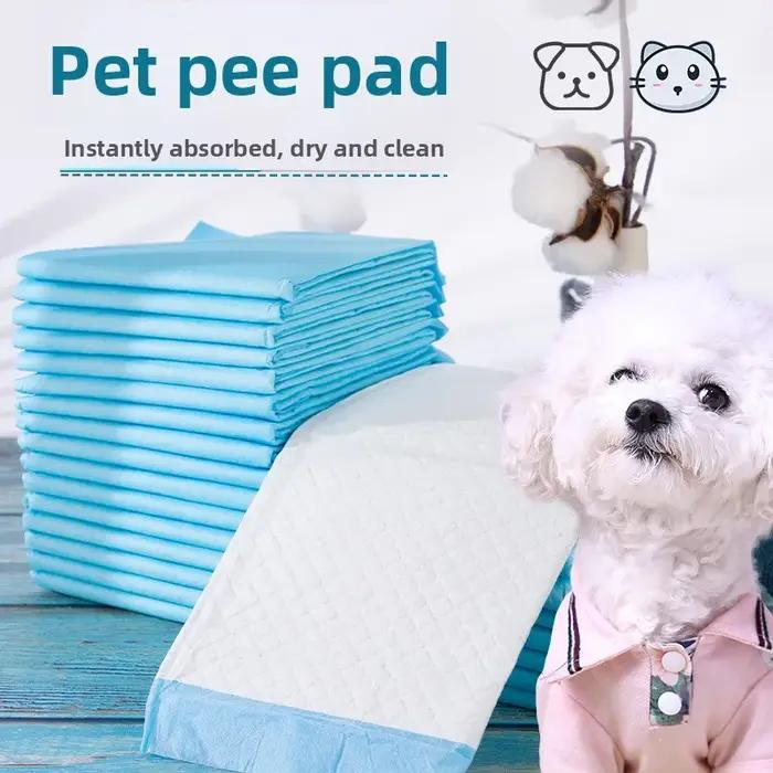Vente en gros de 25 coussinets absorbants jetables épaissis pour chien et chat