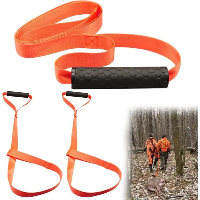 Harnais de traction cerf chasse - Ceinture portable avec poignée pour déplacement facile du gibier