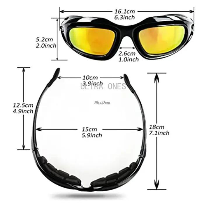 Lunettes tactiques polarisées Daisy C5 - Protection airsoft paintball - 4 verres interchangeables