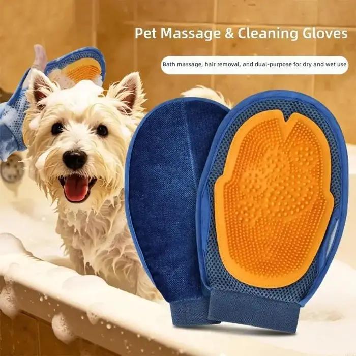 Toilettage pour animaux avec poils en caoutchouc souple 8mm pour Massage doux retrait efficace du pelage