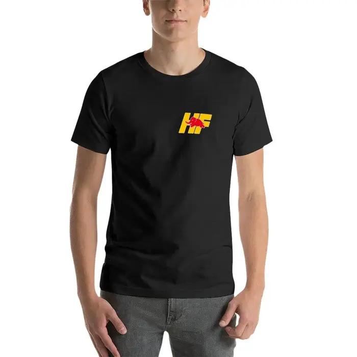 T-shirt homme Lancia HF imprimé en coton pour homme style décontracté occasions quotidiennes printemps été