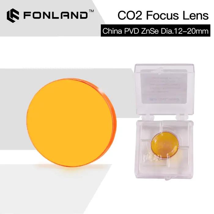 Lentille laser ZnSe pour machine de découpe et gravure laser CO2, précision et qualité supérieures, 12/15/18/19.05/20mm, distance focale 38.1/50.8/63.5/76.2/101.6/127mm, certifiée CE
