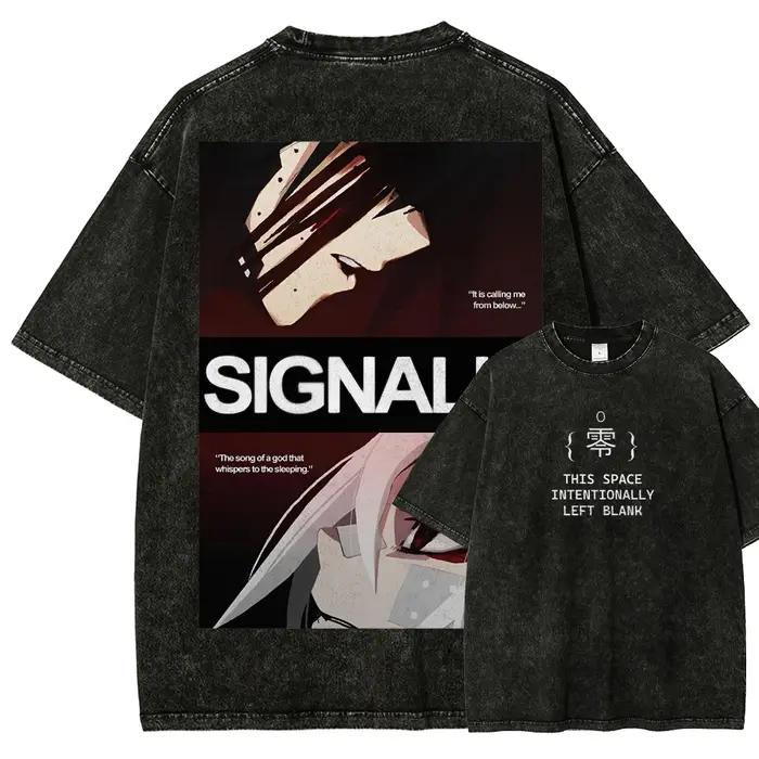 T-shirt délavé Signalis – Vêtements tendance toute l'année