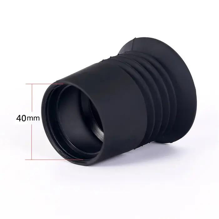 Portée de fusil Flexible de chasse tactique, protection oculaire oculaire, lentille en caoutchouc, couvercle de recul, extension de tasse oculaire, Anti-Impact