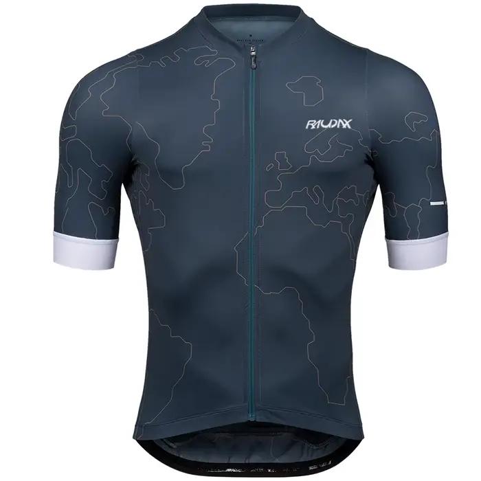 Raudax hommes été à manches courtes Maillot de cyclisme Protection UV Ropa Ciclismo course vêtements de vélo chemises