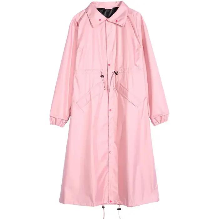 Poncho de pluie imperméable avec capuche pour femme