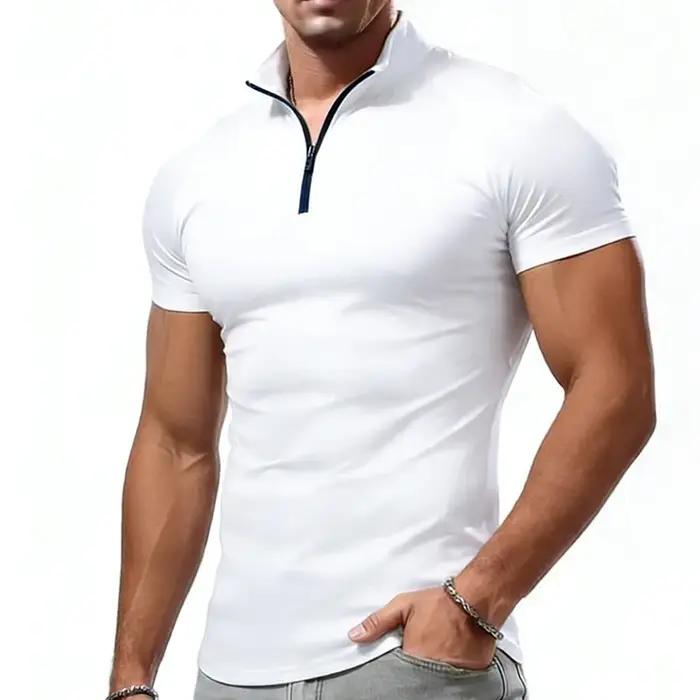 T-shirt de compression pour homme ajusté et extensible pour fitness gym et mode quotidien