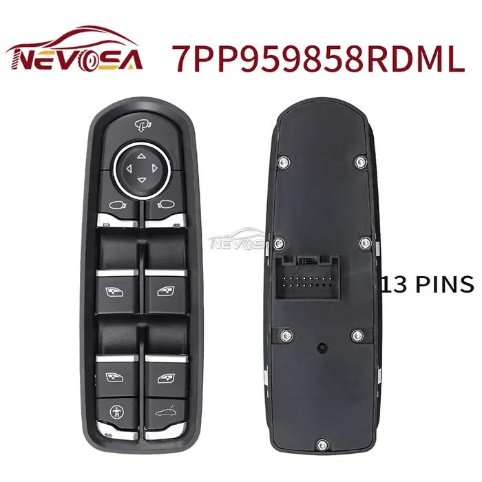 NEVOSA interrupteur de fenêtre électrique pour Porsche Panamera 970 Cayenne 92A Macan 95B 718 918 Sp