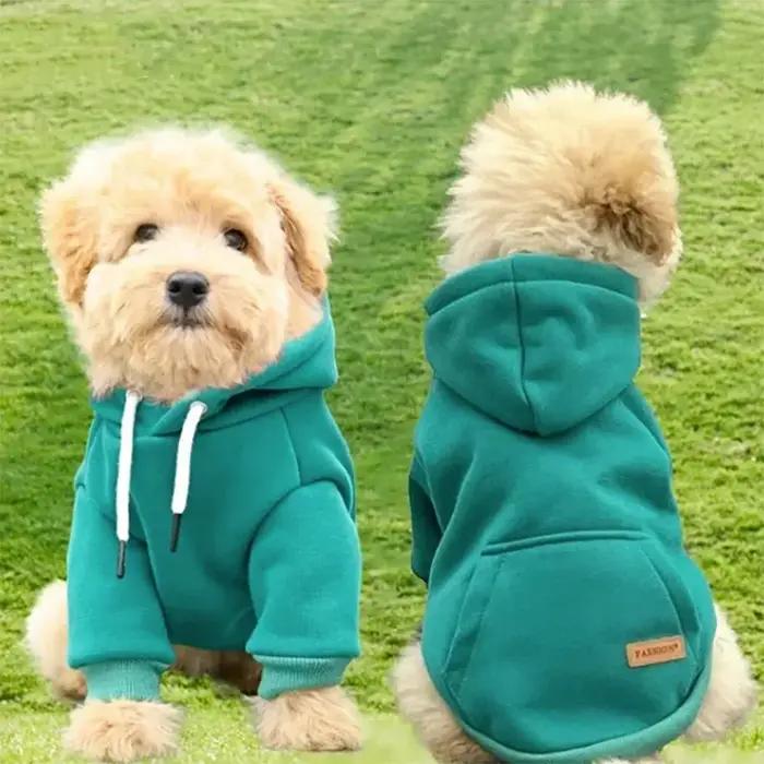 Vêtements pour chien : Sweat à capuche d'hiver pour chien