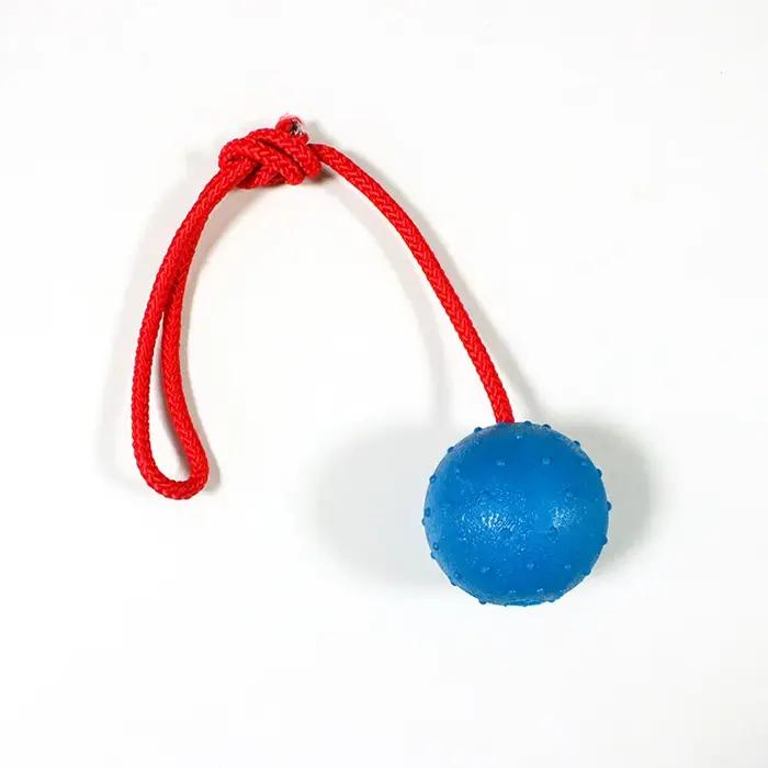 Balle indestructible pour chien, jouet d'entraînement pour animaux de compagnie, balles de remorqueu