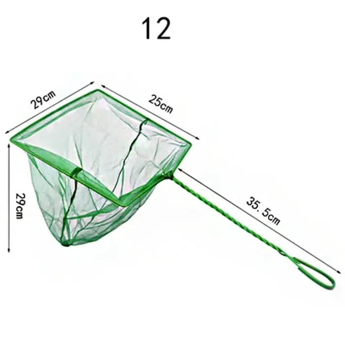Filet à main en plastique vert pour pêche en plein air et maintenance d'aquariums occasions spéciales