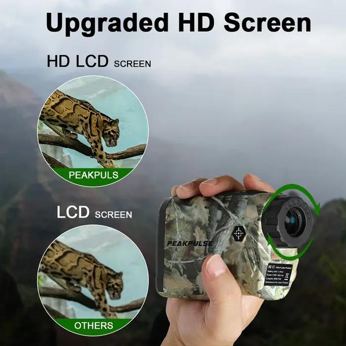 Télémètre PEAKPULSE 650Yard/1300 Yards Camouflage Haute Précision pour Chasseurs Occasions Spéciales