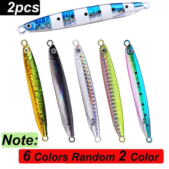 1/2/12 pièces Jig Shore gabarits cuillère coulée glisser 7G 10G 14G 17G 21G 30G 40G merBass leurre appât artificiel maté