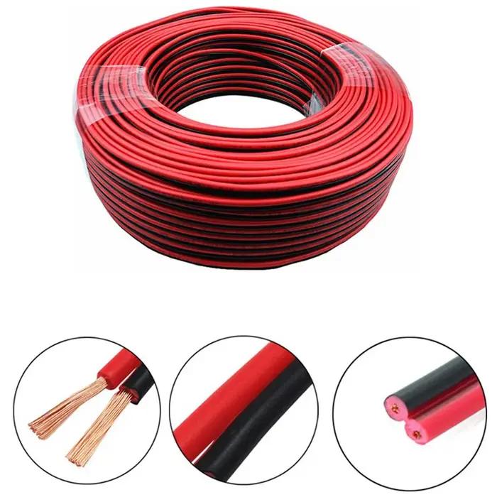 Câble de connecteur Led RGB 5M-100M, 22/20/18awg 2/3/4/5/6 broches, fil d'extension électrique pour