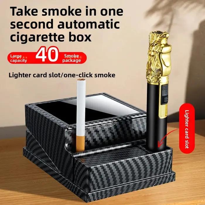 Nouveau Cartouche de cigarettes à pression automatique rétro 40 tubes haut de gamme