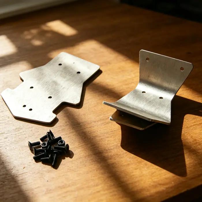 Plaques de protection en acier inoxydable pour LOSI 5T 5ive T Rovan LT, protection anti-rayures avant et arrière, accessoires pour véhicules tout-terrain