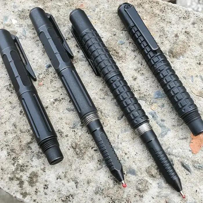 EDC – Mini stylo tactique en alliage de titane, avec écriture professionnelle, outils EDC portables