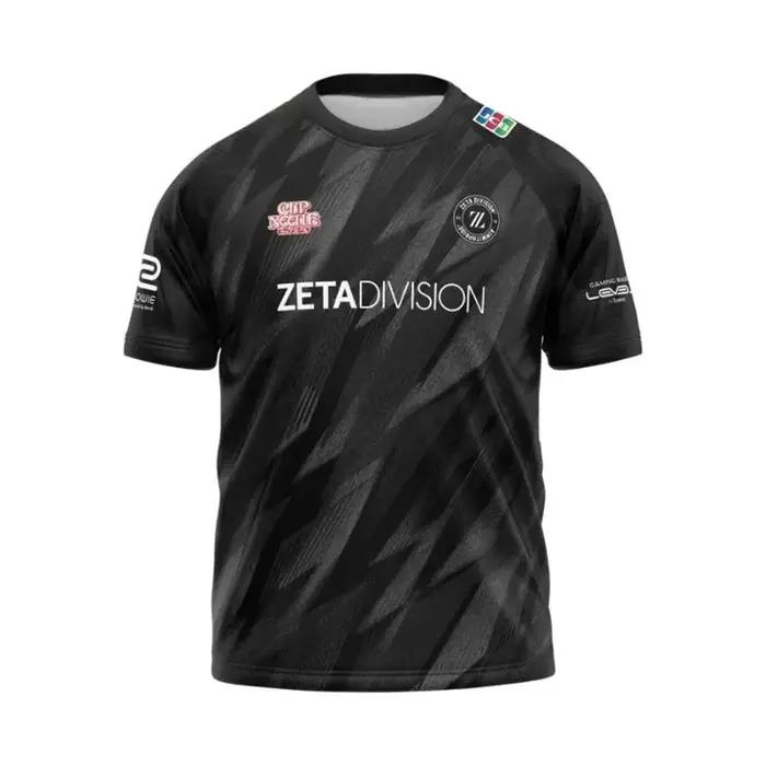 Été décontracté e-sports Zeta Division équipe maillot identité à manches courtes t-shirt hommes haut pour femme surdimensionné séchage rapide tissus t-shirts