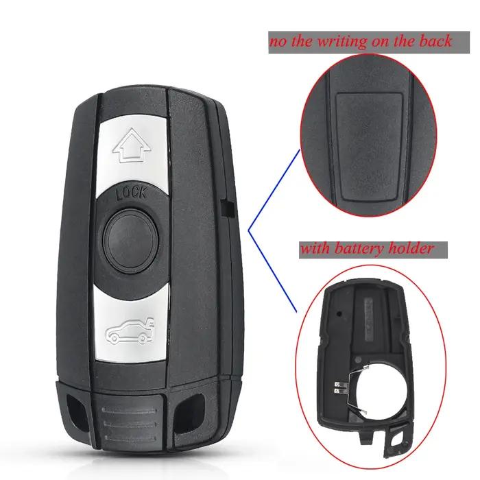 KEYYOU pour BMW 1 3 5 6 série E90 E91 E92 E60 E70 E71 E72 E82 E87 E88 E89 Fob 3BNT coque de clé à distance intelligente