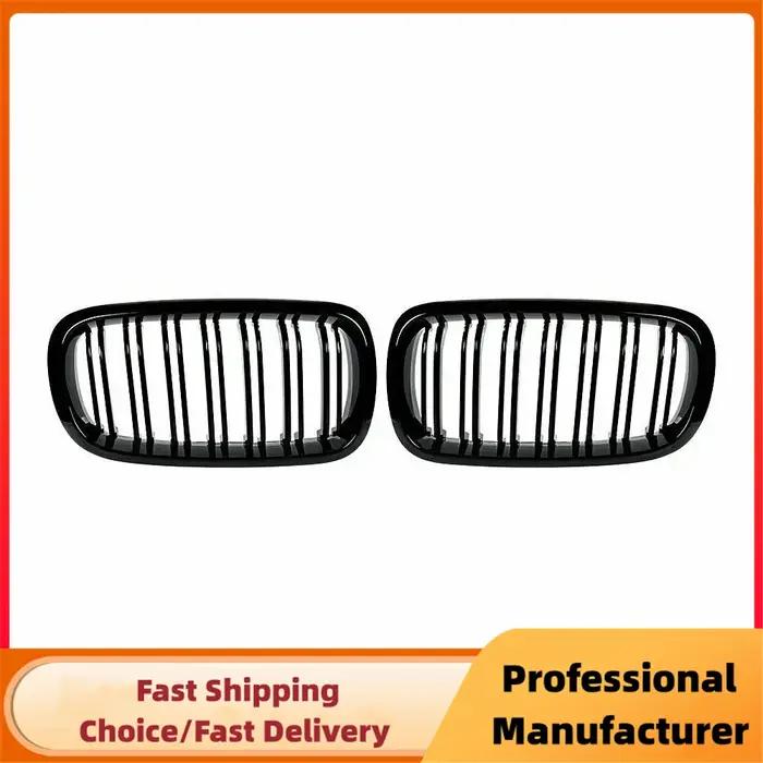Pour BMW F15 F16 X5 X6 F85 F86 2014-2018 pare-chocs avant rein calandre de course noir brillant voit