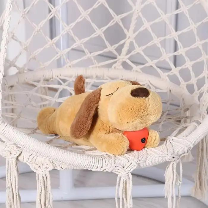 Jouet en peluche douce avec battement de cœur pour chien, réconfort et soulagement de l'anxiété, cadeau idéal pour anniversaire et occasions spéciales