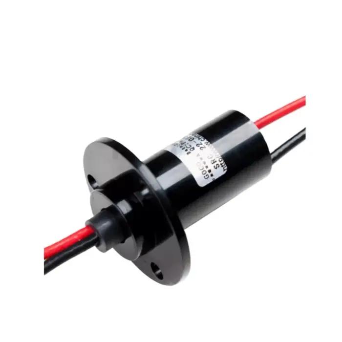 Anneau collecteur électrique rotatif de Table à manger, diamètre 22mm 15A 2/3/4 canaux