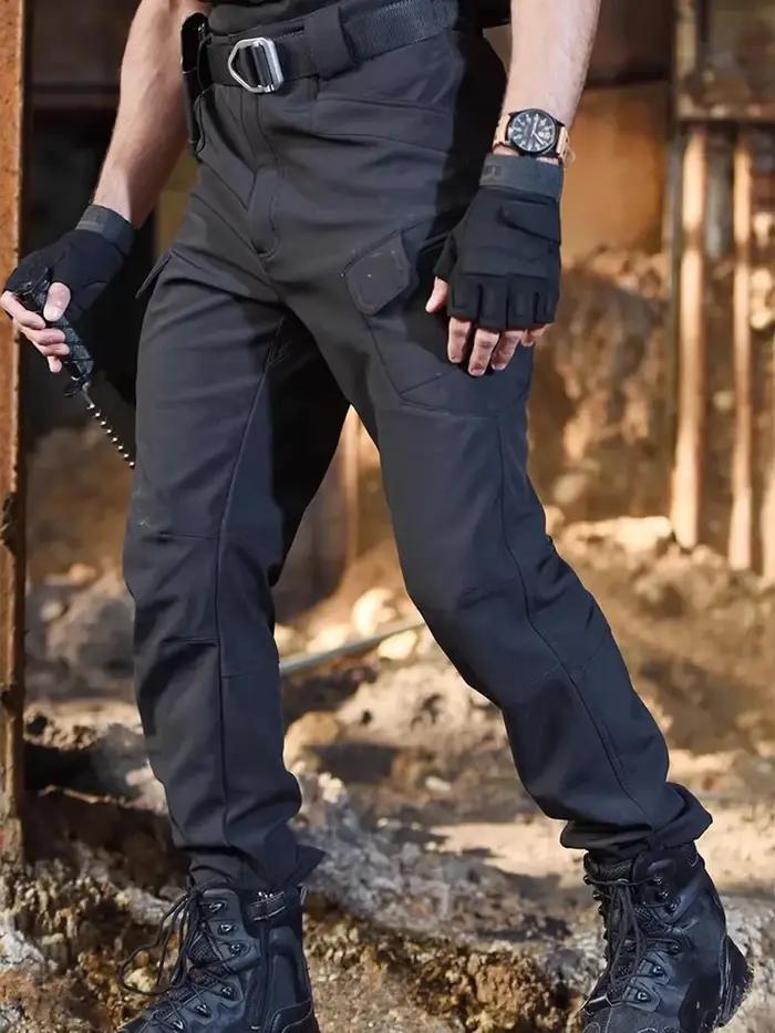 Pantalon cargo à patte d'éléphant 2025 homme - Chasse randonnée alpinisme pantalon de travail ample