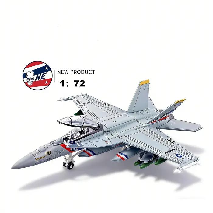 Modèle d'avion de chasse F/A-18 Super Hornet Bounty Hunter VFA-2 à l'échelle 1:72