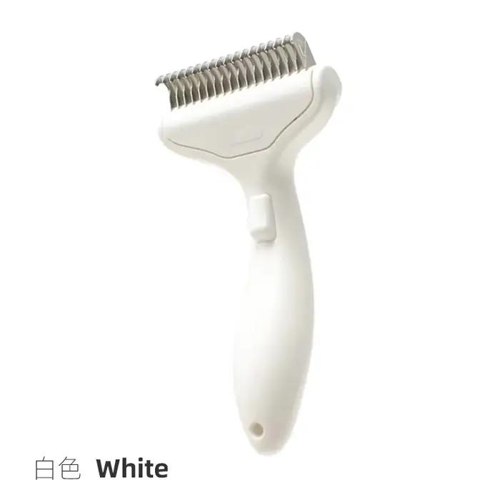 Brosse d'épilation de chien en acier inoxydable
