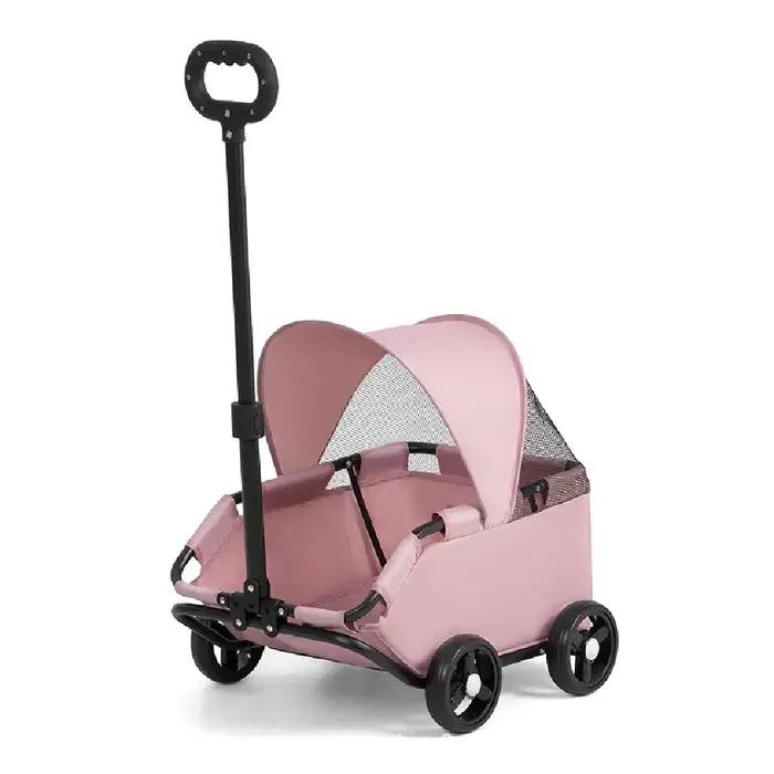 Poussette pour petits animaux de compagnie, chiens, chats, ours en peluche, activités de plein air, légère et pliable, accessoires de voiture