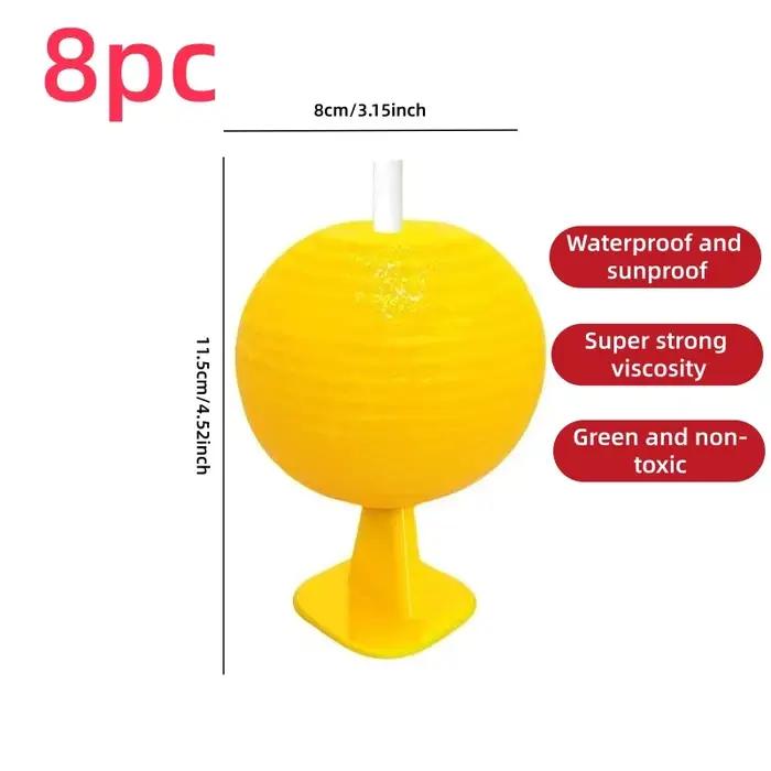 Piège à balle collant puissant pour éliminer mouches et autres insectes volants pour cuisine magasin de fruits et poubelles