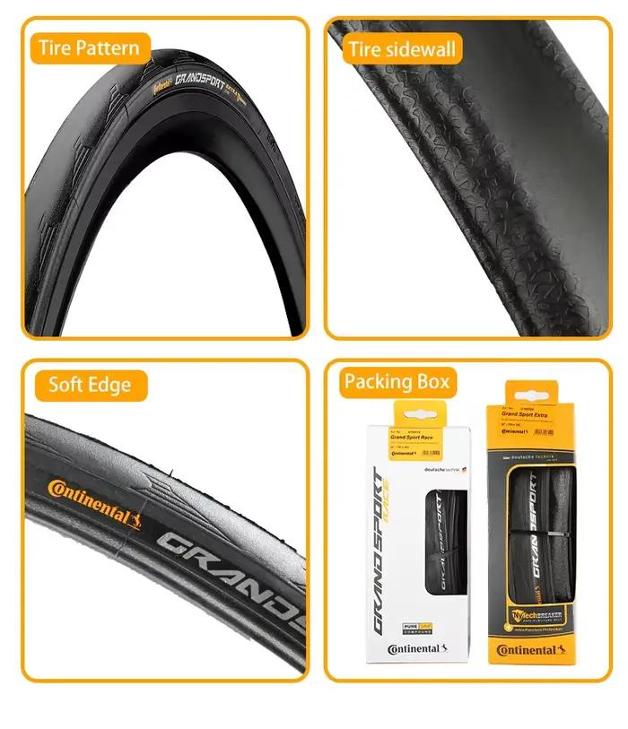 Pneus de vélo de route Continental ULTRA Sport III et GRAND Sport, vitesse de course 700 × 25C/28C,