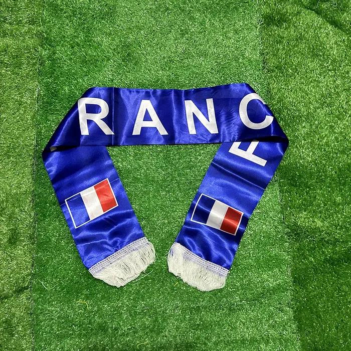 SKY DRAPEAU France écharpe 14*130 cm double imprimé