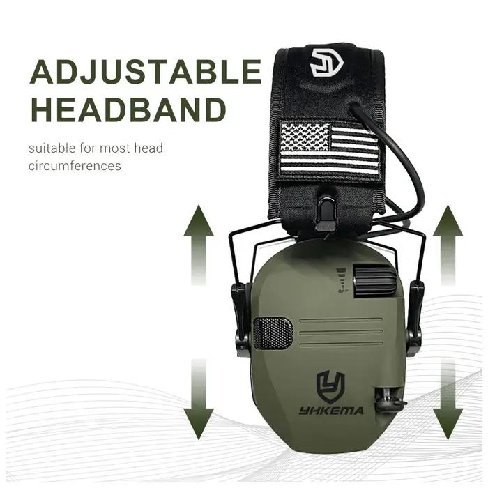 Écouteurs de tir électroniques tactiques casque antibruit pour sports de plein air amplification du son d'impact oreille de chasse nouvelle collection occasionnels chasseurs et amateurs de plein air