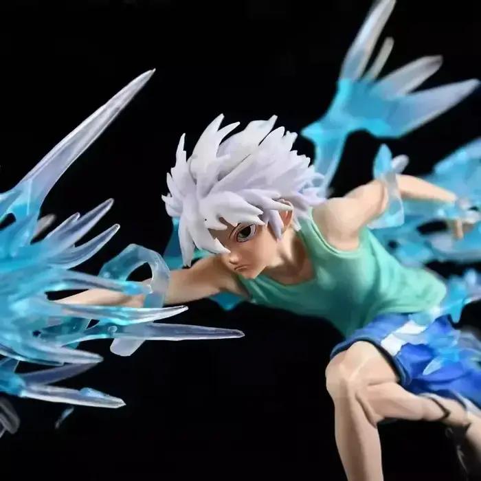 Figurine PG Gon Killua en position de sprint édition limitée Hunter x Hunter statuette anime modèle de collection cadeau pour fans de manga occasions spéciales