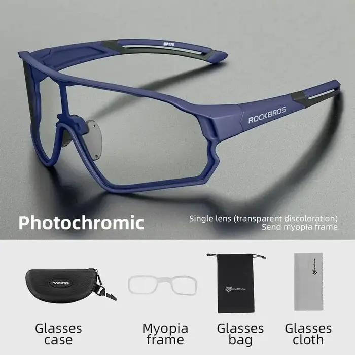 ROCKBROS lunettes de cyclisme photochromiques vtt