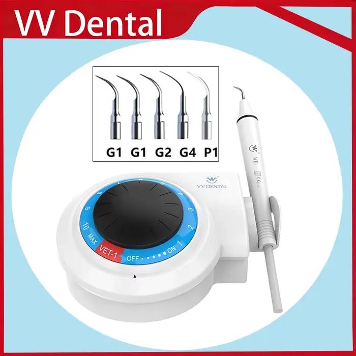 Pièce à main de détartreur dentaire ultrasonique VET-1 pour nettoyage dentaire professionnel en cabinet, avec puissance réglable et autoclavage