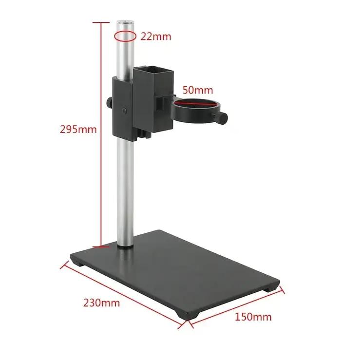 Support de microscope vidéo industriel réglable avec anneau de focalisation 42mm 50mm