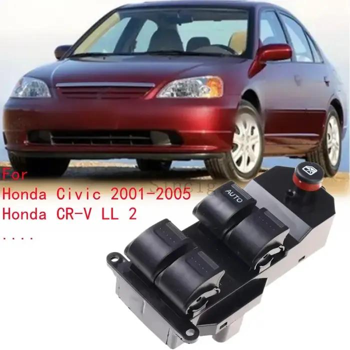Interrupteur de bouton de fenêtre électrique principale, pour Honda CRV 2002-2006 Civic 2001-2005 35