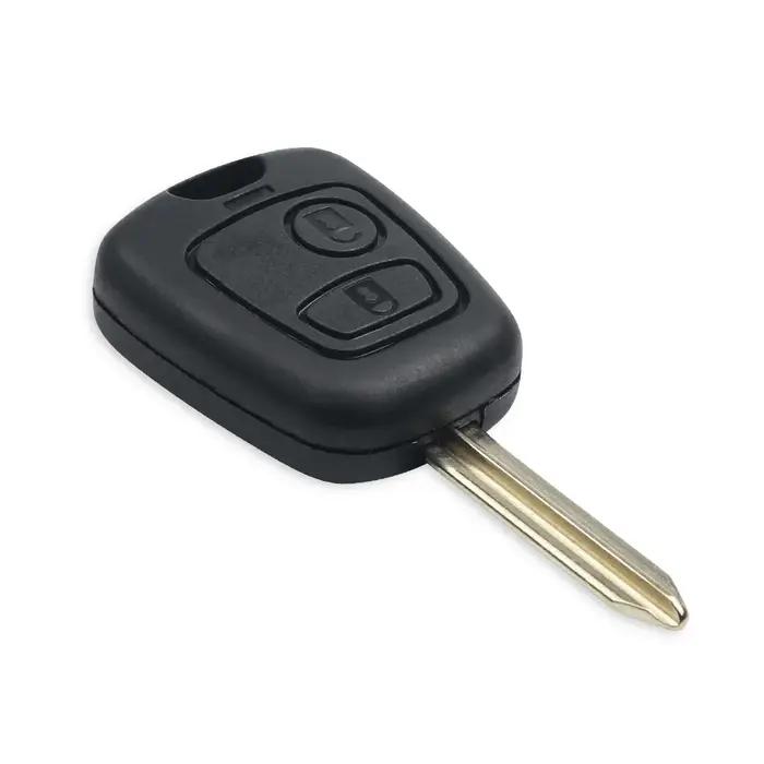 EllYYOU-Clé télécommande à 2 boutons, 433MHz, puce VA2, lame VA73, HU83, SX9, cristaux en C1, C2, C3