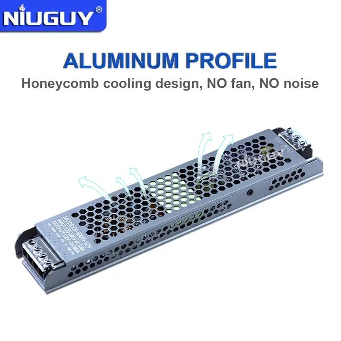 Transformateur d'éclairage LED ultramince de haute qualité, alimentation électrique de 36W, 60W, 100