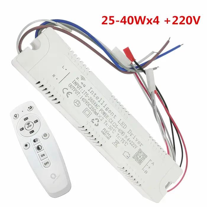 Technologie de pilote LED intelligente pour plafonnier, variateur et modifiable, télécommande RF, do